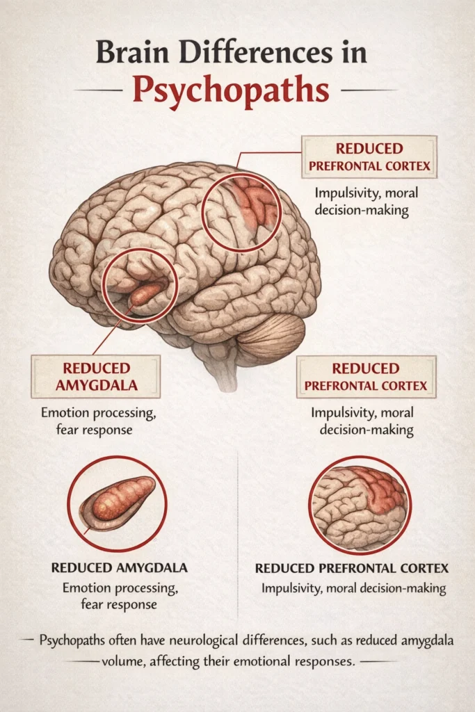 brain differences psychopaths and sociopaths