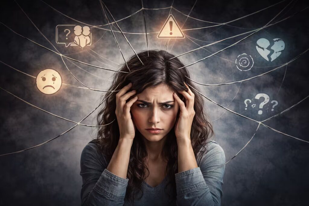 What Is a Covert Narcissist? Visual metaphor of covert narcissistic manipulation and emotional abuse.