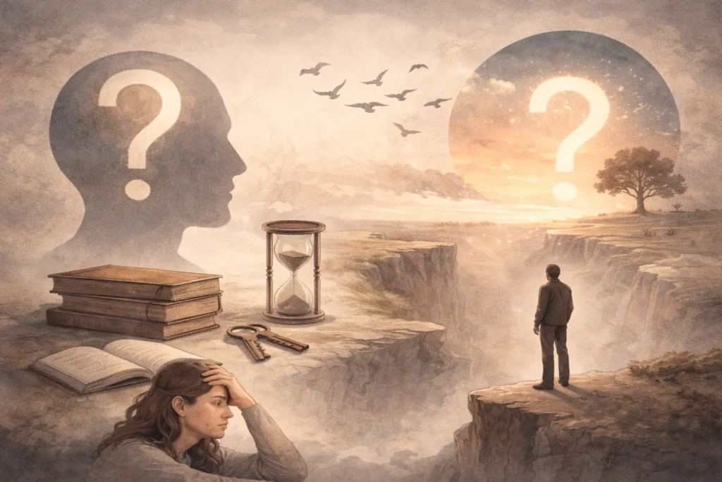 Philosophical roots of existential crisis meaning