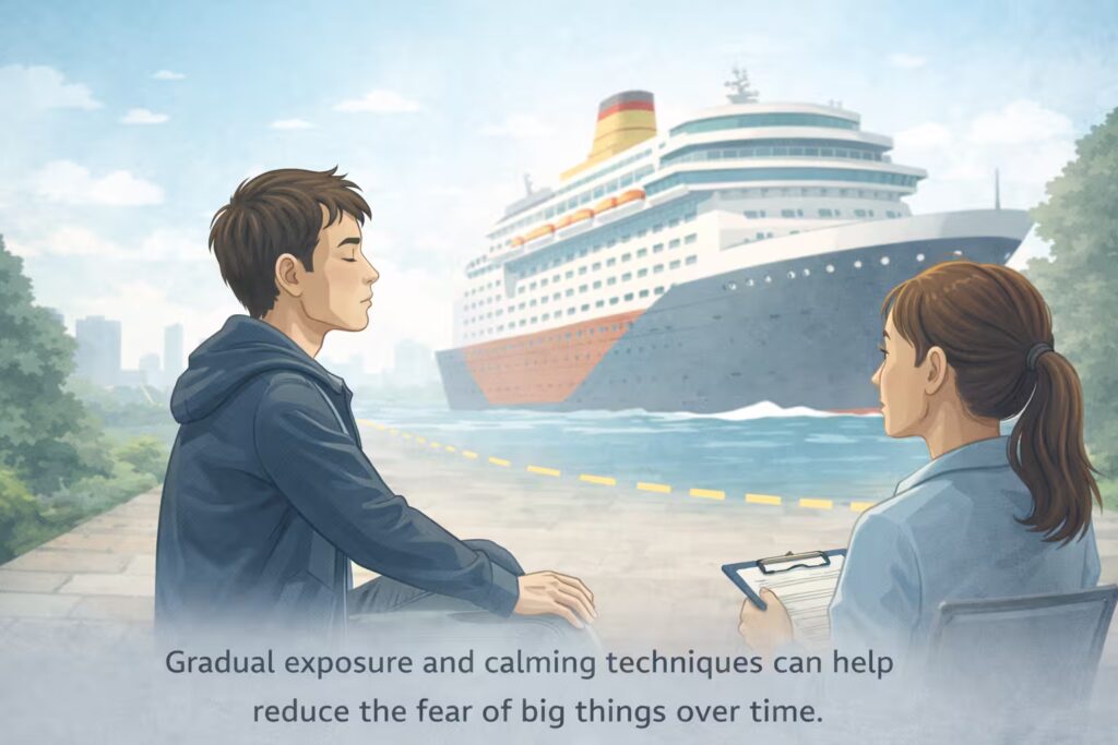 megalophobia coping-exposure therapy